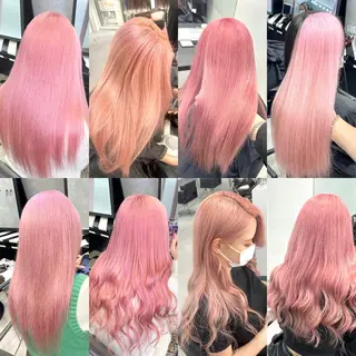 ロング カラー ブリーチ&エクステ 🥀ケアカラー特化のヘアスタイル