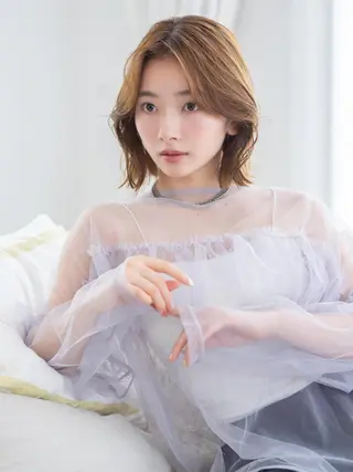 ミディアム EIGHT札幌 🩷Haruka🩷のヘアスタイル