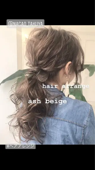 ミディアム カラー パーマ ヘアアレンジ メンズ キッズ ネイル マツエク・マツパ パーソナルカラー☆ 永尾拓也のヘアスタイル