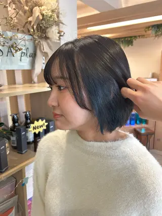 ショート カラー 透明感カラー レイヤー/むつきのヘアスタイル