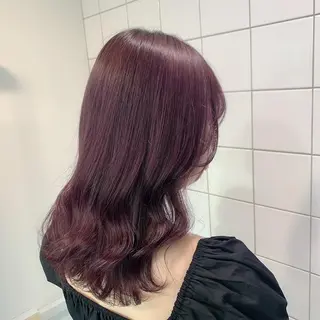 ロング カラー コテ巻き風パーマ 🦋にこ🦋のヘアスタイル