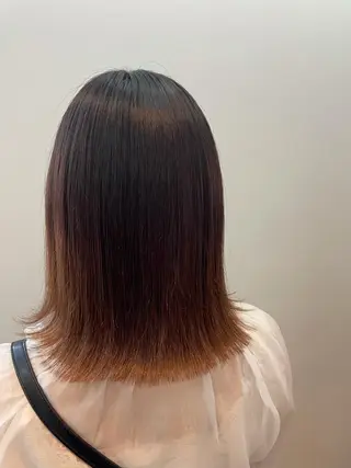 ミディアム パーマ ショート/脱白髪染め ☆宇﨑悠実のヘアスタイル