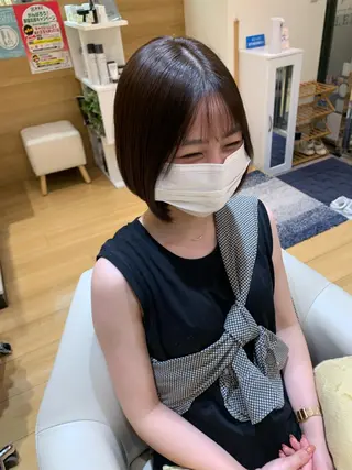 カラー 全国1位🥇世界5位 小野田　礼花のヘアスタイル