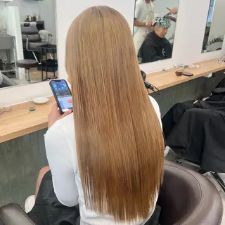 ロング カラー 赤みゼロ/透明感 カラー🌿KANTAのヘアスタイル