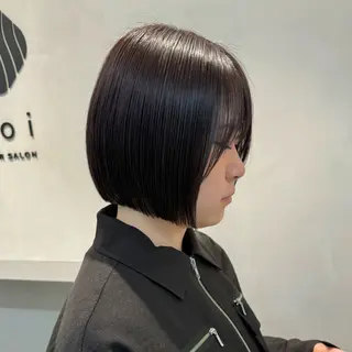 ショート Misaki /ボブ/縮毛矯正のヘアスタイル