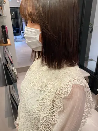 ショート riria/ボブ /透明感カラー🎀のヘアスタイル