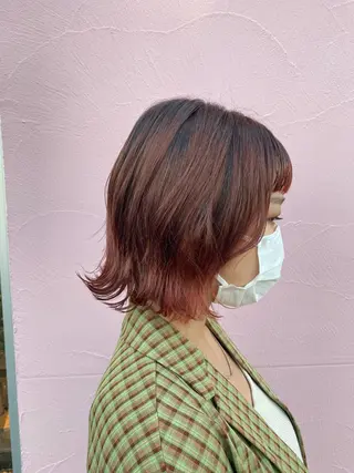 カラー 初ブリーチOK✨ ハイトーン稲吉菜々美のヘアスタイル