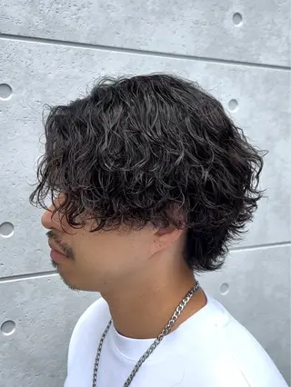 ショート パーマ ヘアアレンジ メンズ フウト/メンズカット /メンズパーマのヘアスタイル