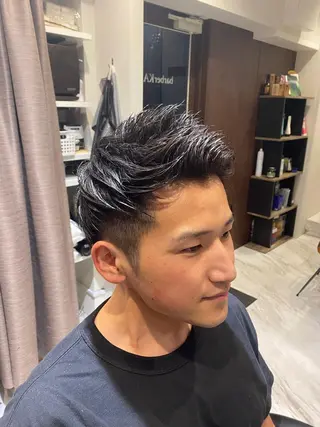 ショート 小野 大輔のヘアスタイル
