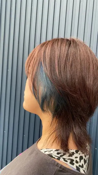 ミディアム カラー 浅野  勇貴のヘアスタイル