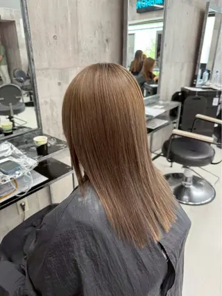 カラー ❄️【透明感カラー】 カノ❄️のヘアスタイル