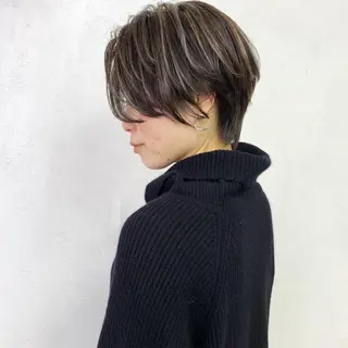 ショート カラー ボブ/salut町田 🧡kanaのヘアスタイル