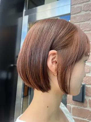 ショート カラー メンズ 久木原 ゆりのヘアスタイル
