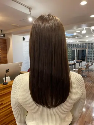 ミディアム カラー スガハラ アンナのヘアスタイル