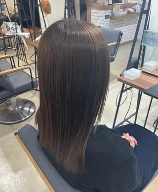 ロング カラー ボブ/透明感カラー/ あかねのヘアスタイル