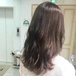 ミディアム カラー 🇰🇷韓国風艶髪✨ 髪質改善 倉岡しおんのヘアスタイル