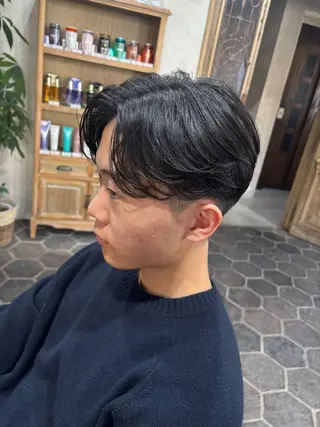 メンズ 地毛風縮毛矯正 /ニュアンス/はるたのヘアスタイル