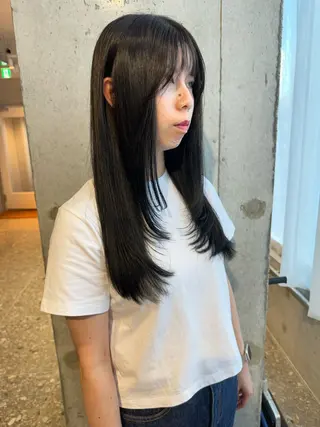 ロング 伊藤 玄のヘアスタイル
