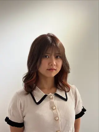 セミロング カラー 似合わせカラー/ RENのヘアスタイル