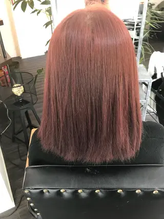ミディアム カラー WEST OLAND 安藤のヘアスタイル