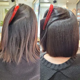 ミディアム 野村 果音(カノン)のヘアスタイル