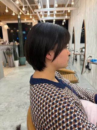 ショート オリーブベージュ/シ ョートボブたまき🧡のヘアスタイル