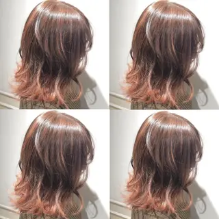 セミロング カラー Minami. 🩵 再現性特化ヘアのヘアスタイル