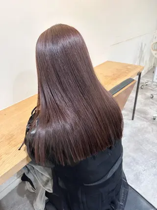 セミロング 鍋島 平のヘアスタイル