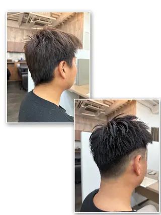 カラー メンズ 庄司 琉椰のヘアスタイル