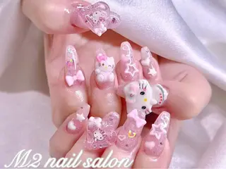 ネイル 長さだし専門店 M2　rikaのネイルデザイン
