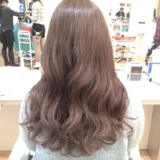 セミロング ロング カラー タジマ ヤスヒサのヘアスタイル