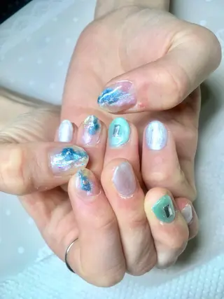 ネイル 新宿ネイルサロン ジェミディローサのネイルデザイン