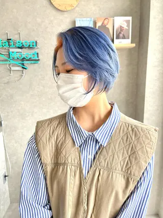 ショート カラー 一ノ瀬 暁のヘアスタイル