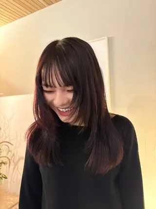 セミロング カラー ボブ/レイヤーカット ✂︎ AYUMIのヘアスタイル