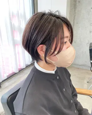 ショート カラー 【ショートカット 美髪矯正】今井隆太のヘアスタイル