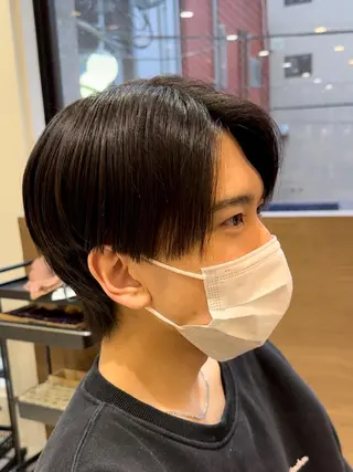 ショート メンズ 縮毛矯正 滝沢尚起のヘアスタイル