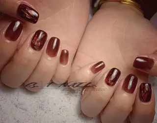 ショート めぐみのネイルサロン スタッフ練習のネイルデザイン