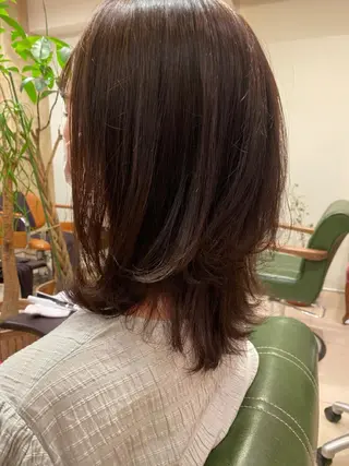 ミディアム sakamoto sayaのヘアスタイル