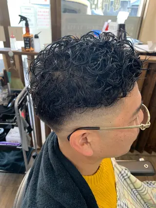 ショート パーマ 中田 孝之のヘアスタイル