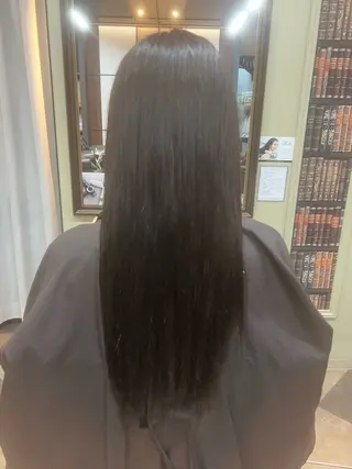 セミロング ナカオ シュウヘイのヘアスタイル