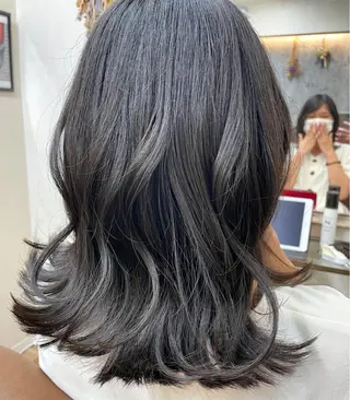 セミロング TOWA 野村　コウダイのヘアスタイル