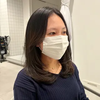 ミディアム レイヤー♡ 石川優奈のヘアスタイル