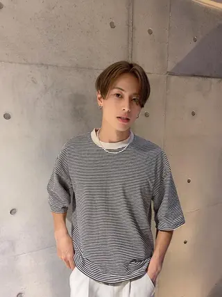 カラー メンズ メンズパーマ外屋敷 航のヘアスタイル