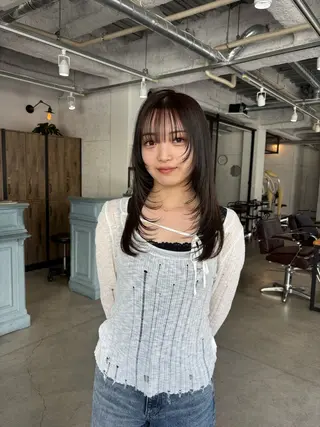 ロング カラー Steed Tokyo所属・Steed /立川/ レイヤー/futahのヘアスタイル