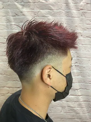 カラー メンズ シムラ カイゲンのヘアスタイル
