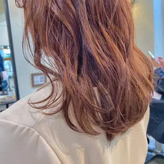 セミロング カラー ヘアアレンジ 【ダメージレス施術】 【透明感】北村 拓也のヘアスタイル