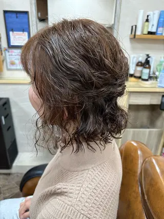 カラー パーマ 後藤 征信のヘアスタイル
