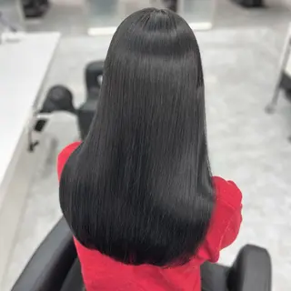 ロング カラー パーマ ヘアアレンジ メンズ キッズ 髪質改善Ⅰ透明感 艶カラーⅠたつやのヘアスタイル