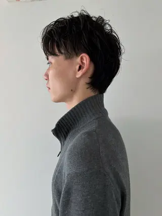 ショート ケアパーマ/ケアブリ ーチdaisukeのヘアスタイル