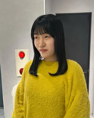 セミロング 寺川留以 /カットモデル募集中のヘアスタイル